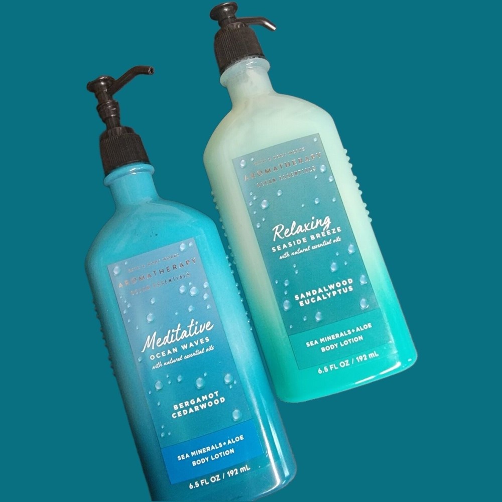 Seaside Breeze Body Lotion BATH & BODY Sandalwood Eucalyptus‎ Bergamot Cedarwood